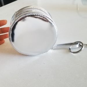 SILVER LEATHER HEAVYWEIGHT BAG CHARM ATTACHMENT